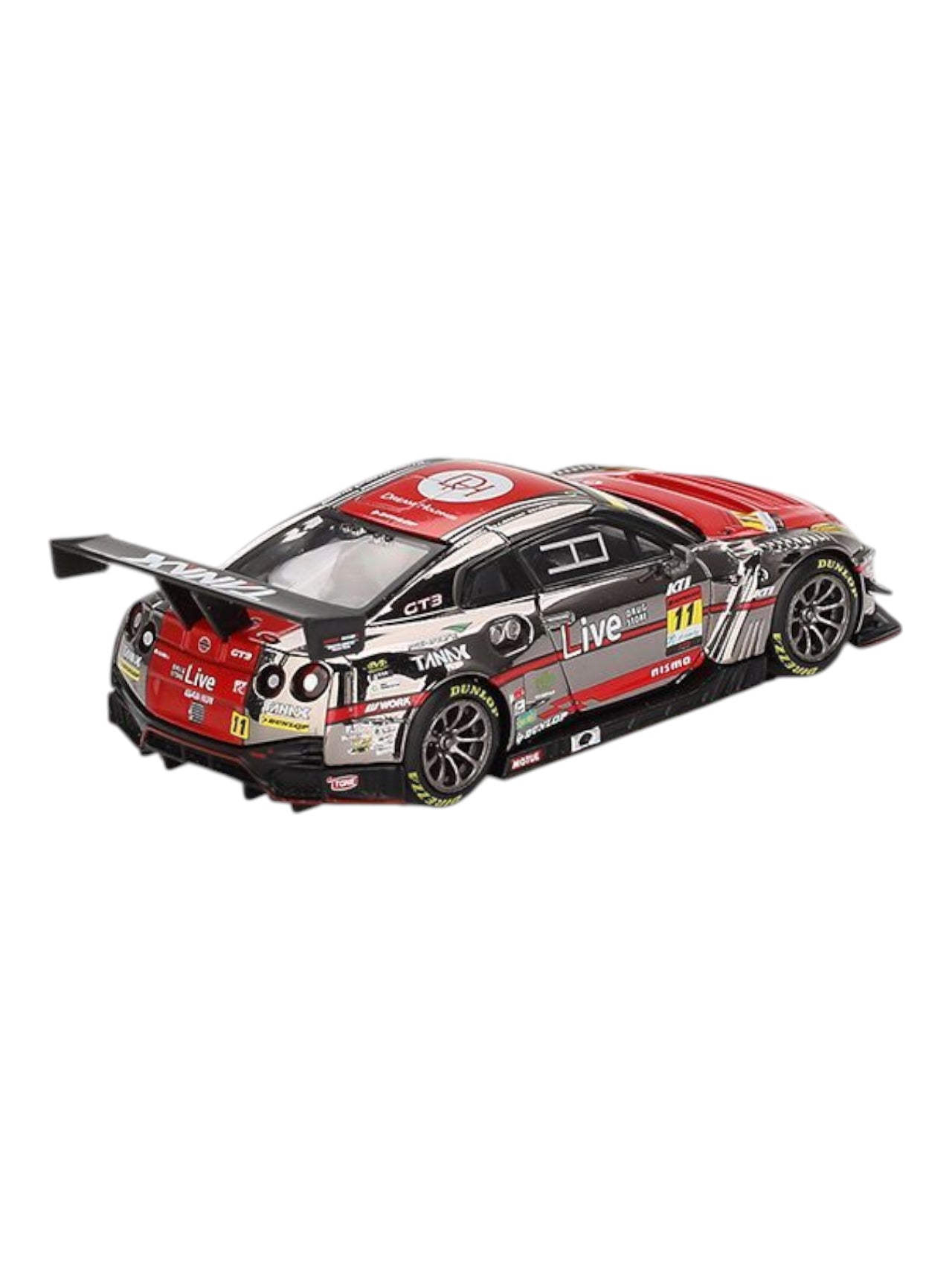Mini GT Nissan GT-R Nismo GT3 #11 (2023 Super GT Series Gainer Tanax GT-R Gainer) Code-861 1:64 Scale