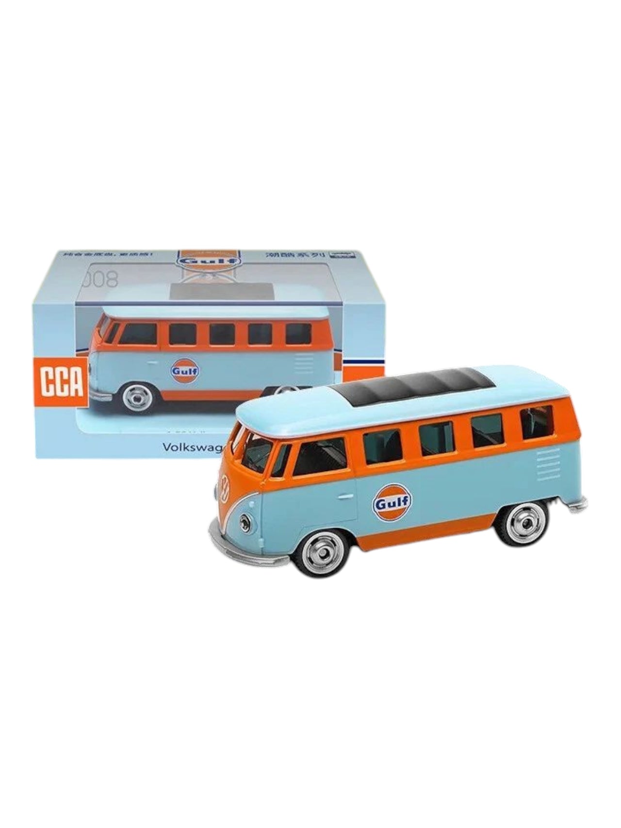 CCA Volkswagen T1 die-cast scale model car with acrylic case 1:56 Scale