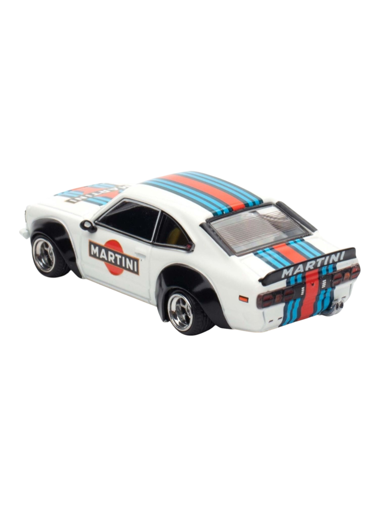 Inno64 Mazda Savanna RX-3 'Martini Racing's Livery Diecast 1:64 Scale (With Acrylic Case)