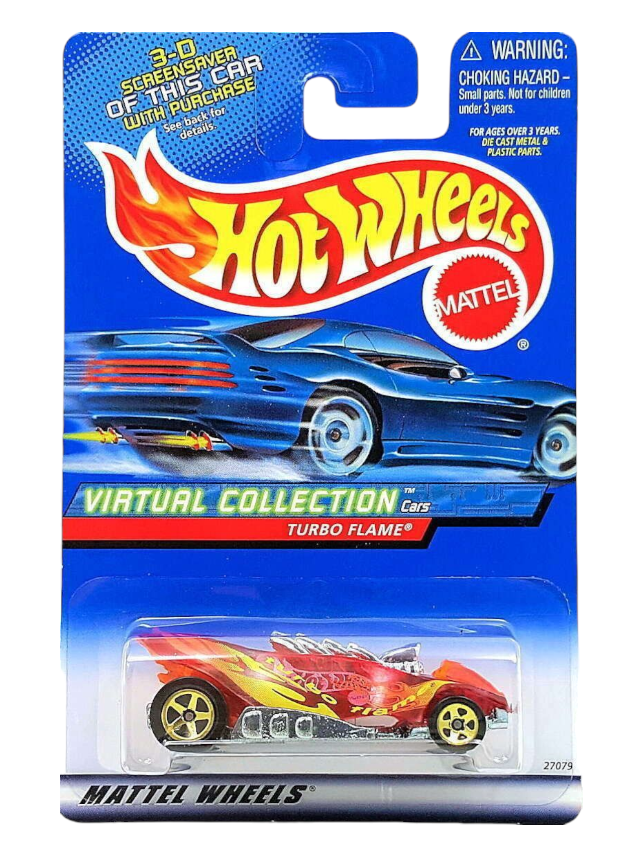 HotWheels Virtual Collection Turbo Flame Imported Mainline 1:64 Scale