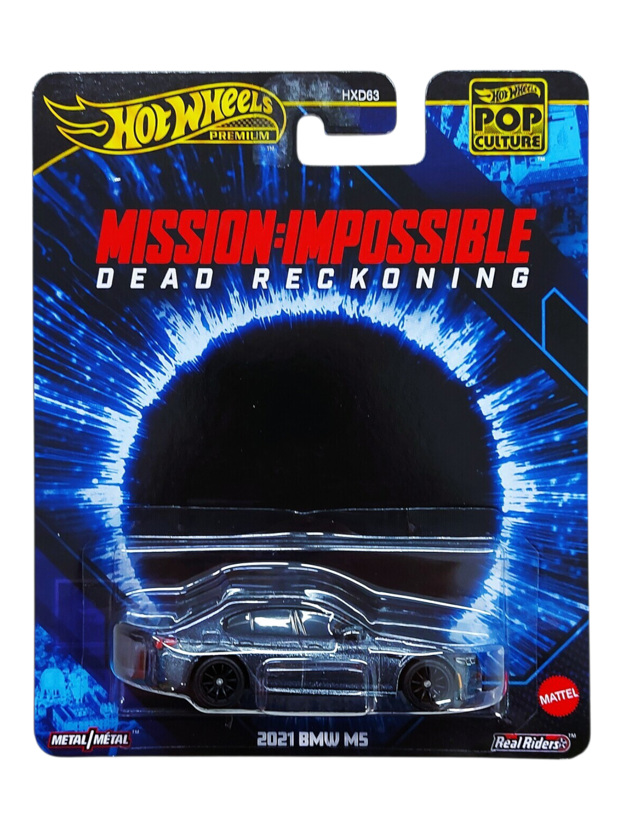 Hotwheels '2021 BMW M5 Mission Impossible Dead Reckoning POP Culture Imported Premium 1:64 Scale