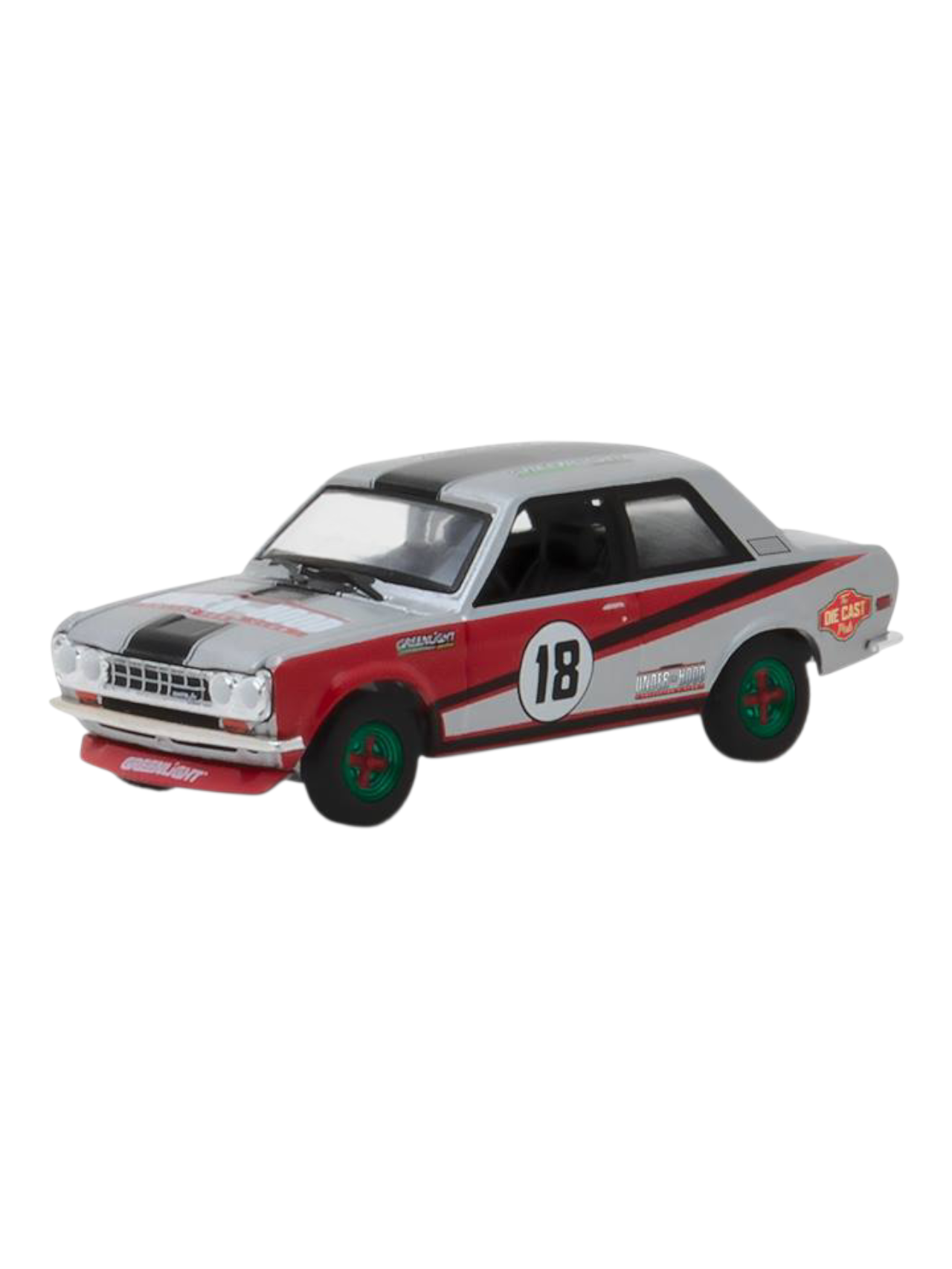 Greenlight Collectibles Under The Hood Collectors Club 1971 Datsun 510 1:64 Scale