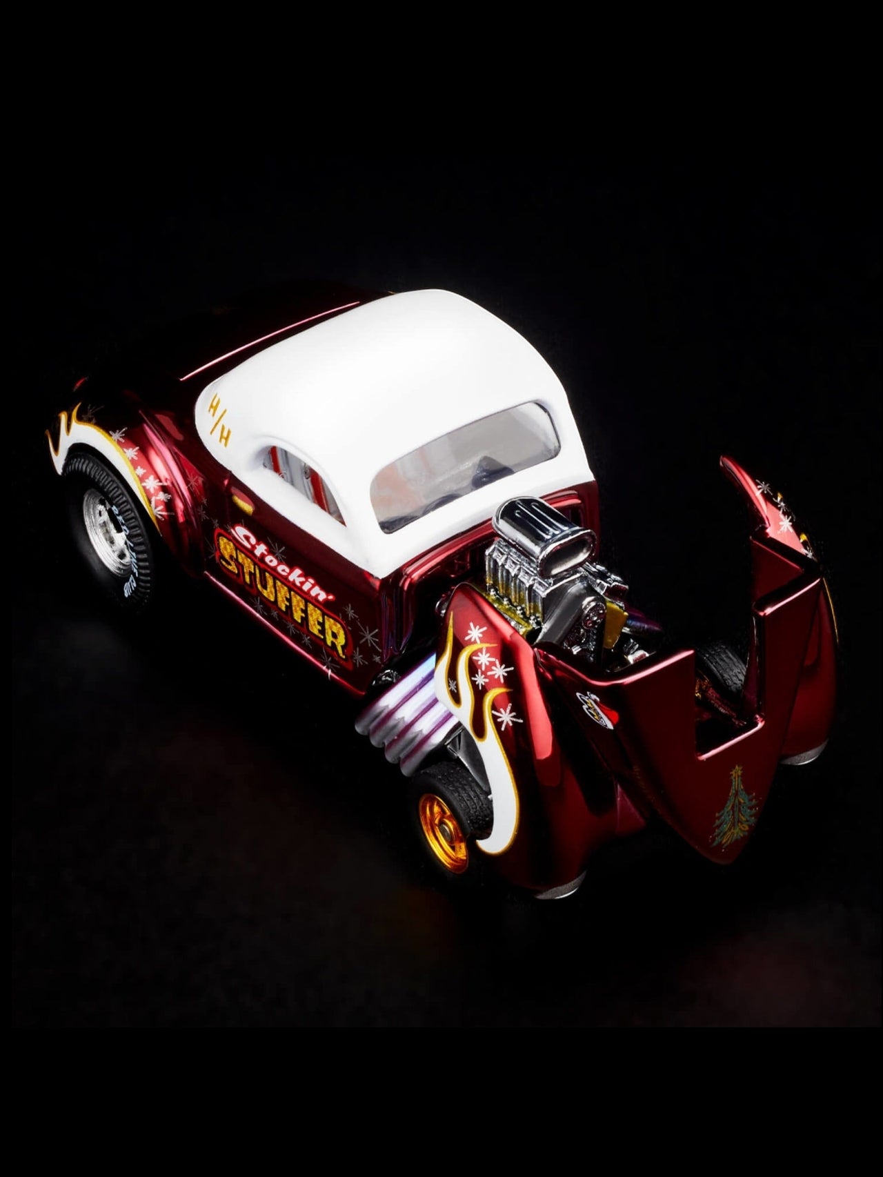 HotWheels 2022 Holiday Car 41 Willy's Gasser RLC 1:64 Scale