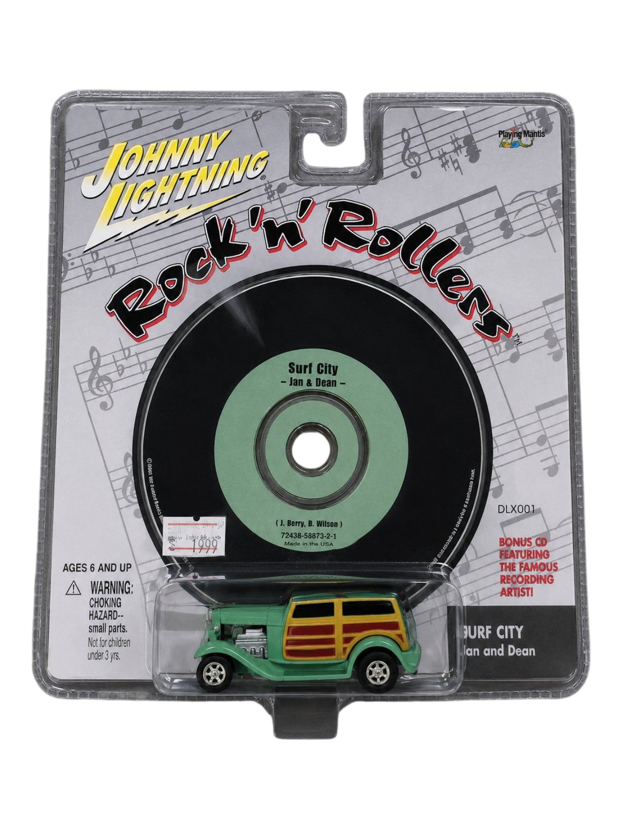 Johnny Lightning Rock n Rollers 'Surf City Jan n Dean ( J Berry ,B. Wilson ) 1:64 Scale