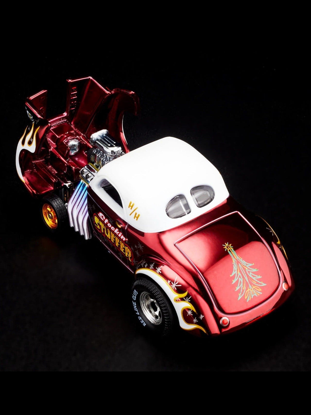 HotWheels 2022 Holiday Car 41 Willy's Gasser RLC 1:64 Scale