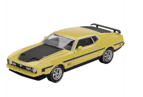Why Mini GT Ford Mustang Mach 1 Grabber Yellow is a Must-Have for Muscle Car Collectors