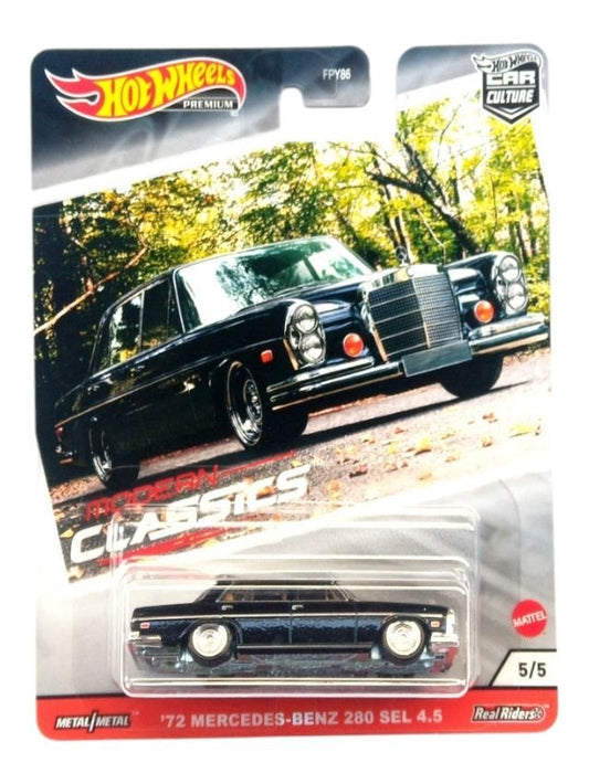 Hot Wheels Premium 72 Mercedes Benz 280 SEL 4.5 (Blister Damage)