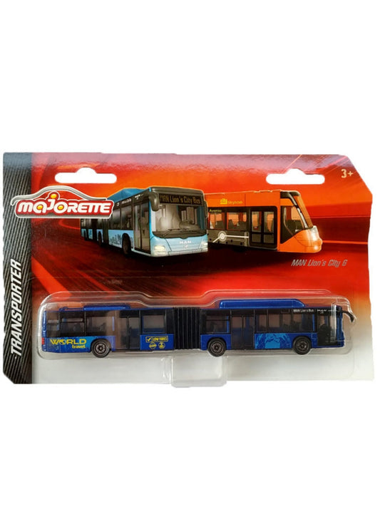 Majorette Transporter MAN Lion's City 6 - Blue