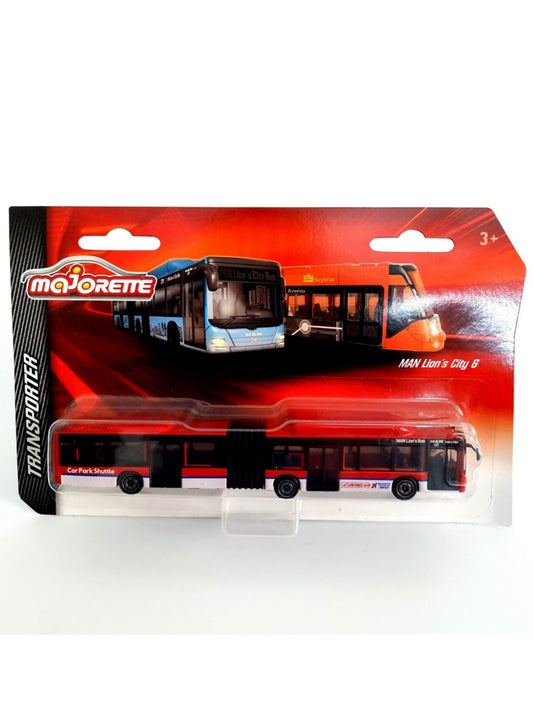 Majorette Transporter MAN Lion’s City G for Diecast (Red)