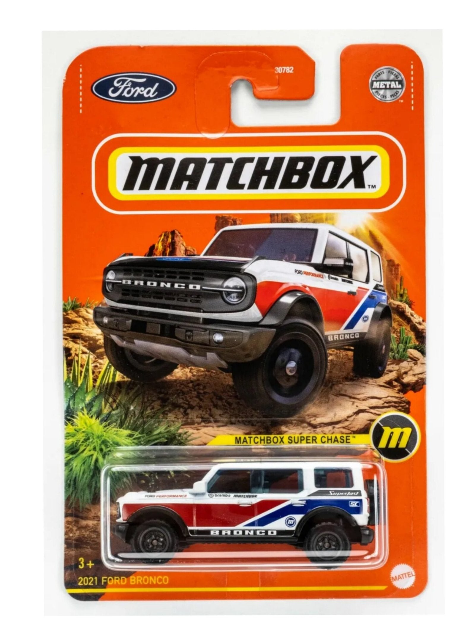  Buy 2022 Matchbox Ford Bronco White car Online
