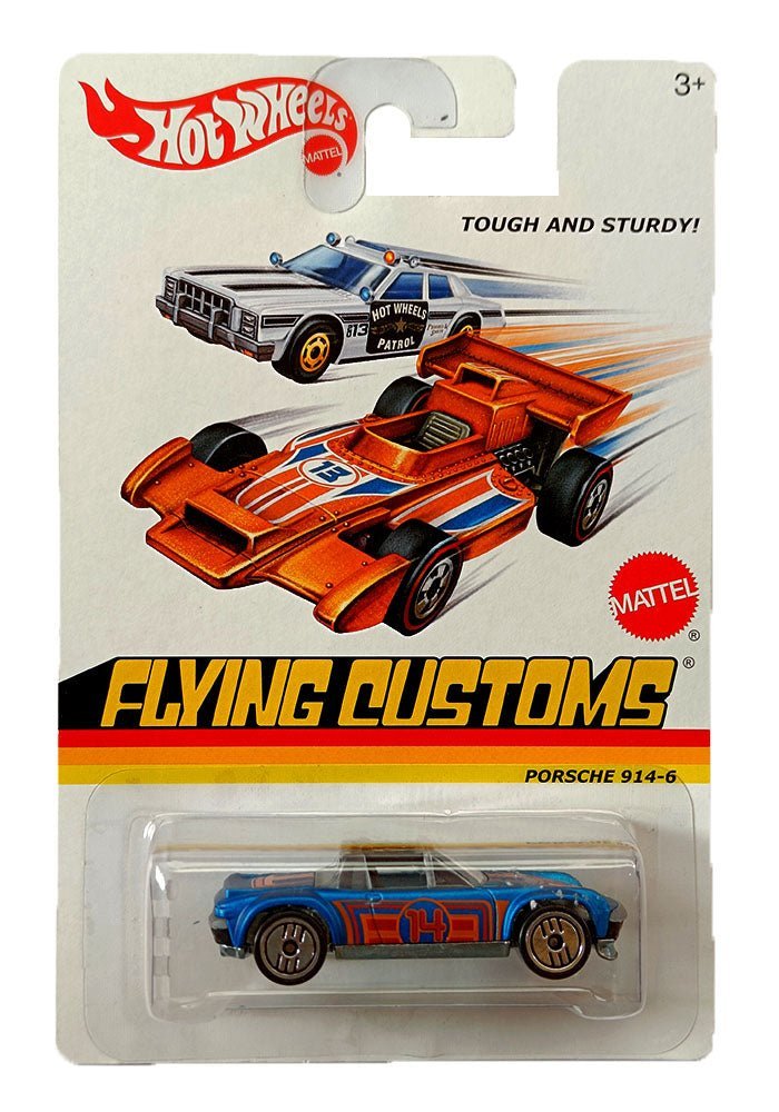 Hot Wheels Flying Customs Porsche 914-6 - Blue / Orange
