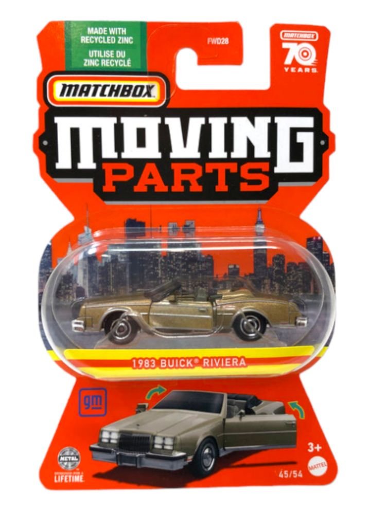Matchbox Exclusive Moving Parts 1983 Buick Riviera
