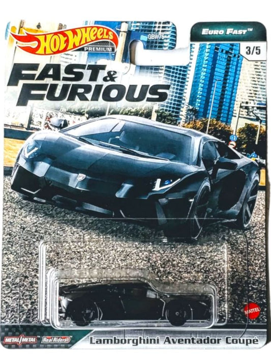 Hotwheels Fast & Furious Lamborghini Aventador Coupe (Blister Damage & Car Mint Condition)