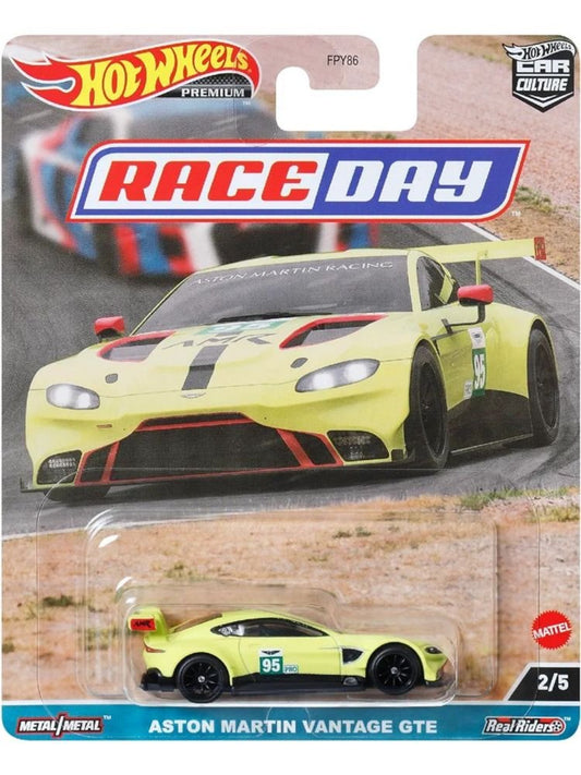 Hotwheels Race Day Aston Martin Vantage GTE Imported Premium 1:64 Scale