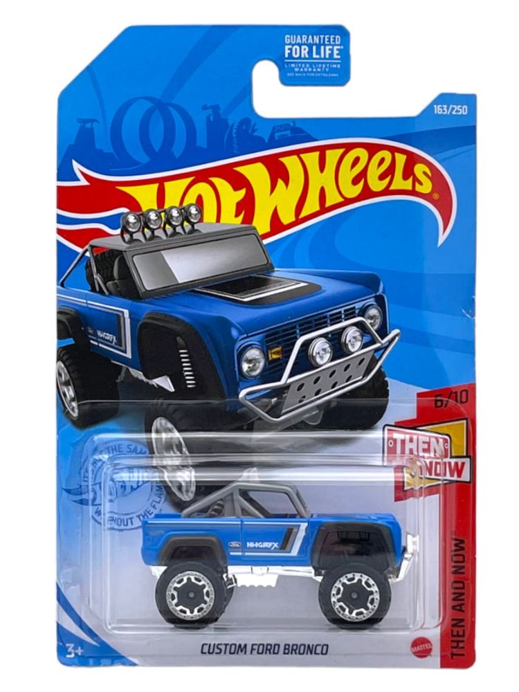 HotWheels Custom Ford Bronco Imported Mainline 1:64 Scale