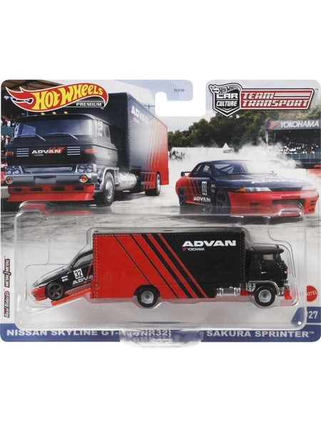 Hotwheels Team Transport Nissan Skyline GT-R(BNR32) Sakura