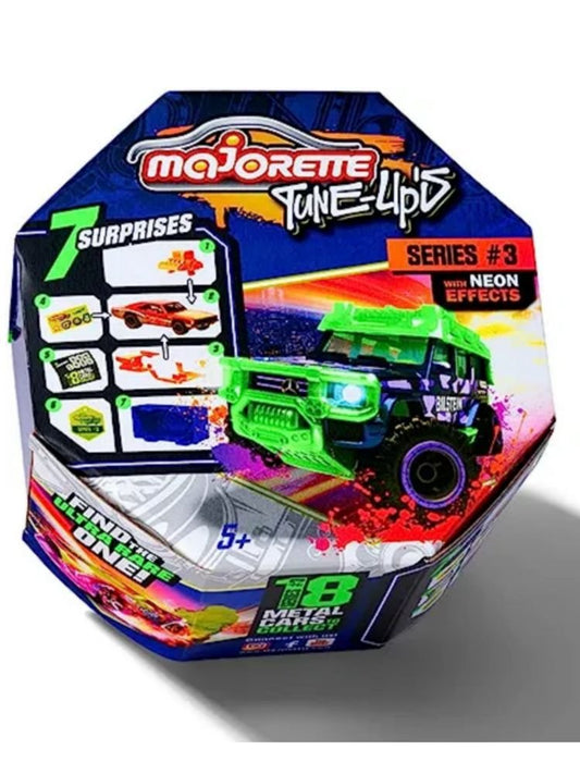 Majorette Tune-Ups Series 3 With Neon Effects 7 Surprises Gift Pack For Kids 3