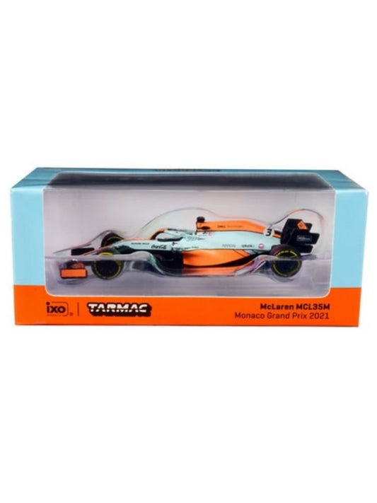 Tarmac Works McLaren MCL35M Monaco Grand Prix 2021 Lando Norris