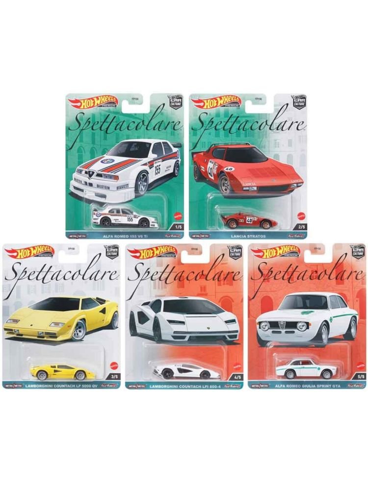 EXCLUSIVE Hotwheels Spettacolar Set Of 5