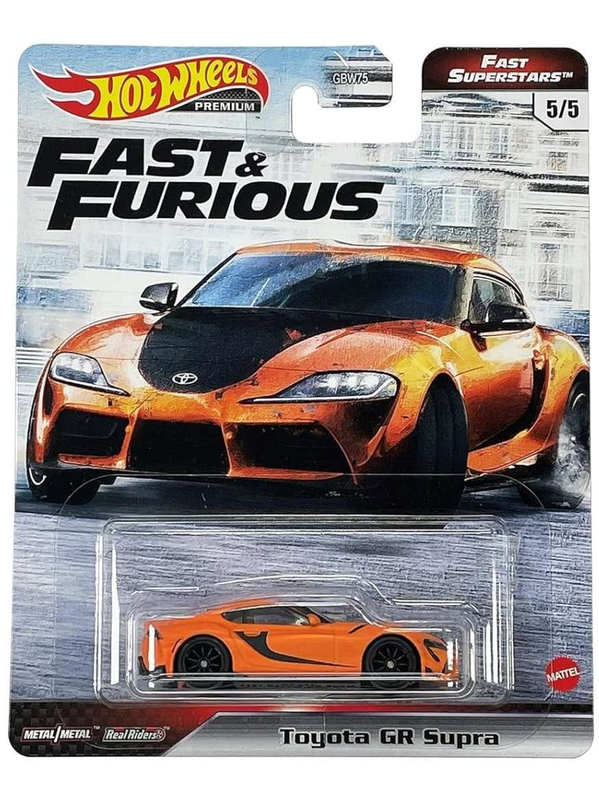 EXCLUSIVES Hot Wheels Fast & Furious Fast Superstars Toyota GR Supra