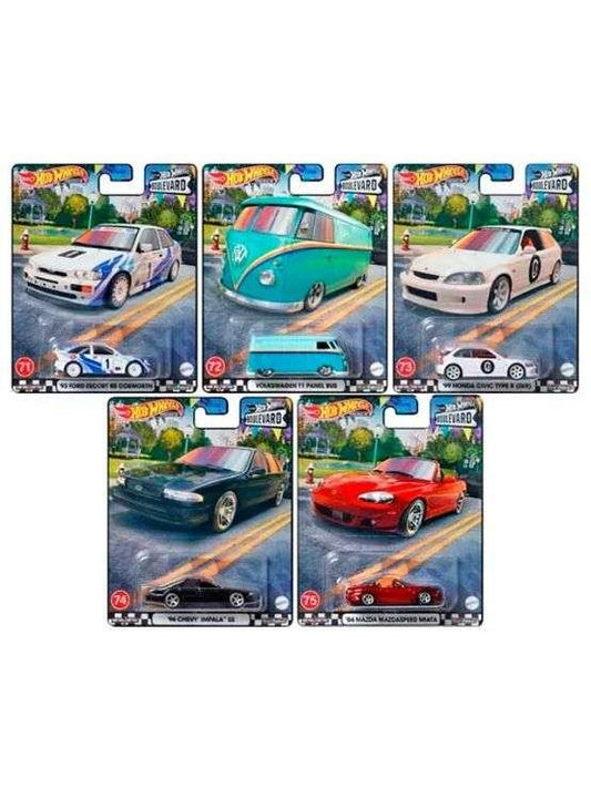 Shop Hot Wheels Boulevard Set of 5 (Numbers 71–75)
