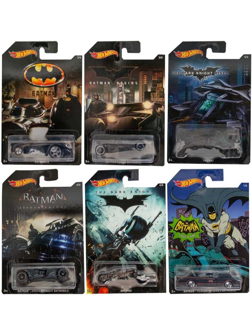 Buy Hot Wheels Batman Set of 6 – Premium Model