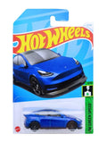 EXCLUSIVE Hotwheels Tesla Model Y HW Green Speed