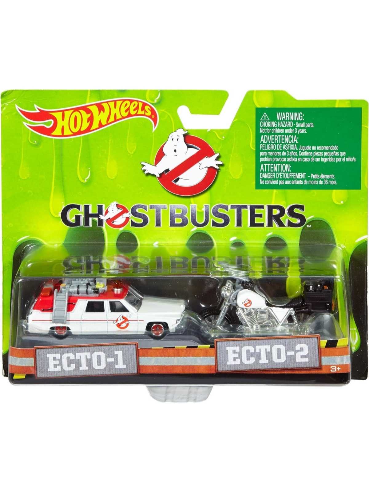 EXCLUSIVE Hotwheels Ghostbusters Ecto-1 &amp; Ecto-2
