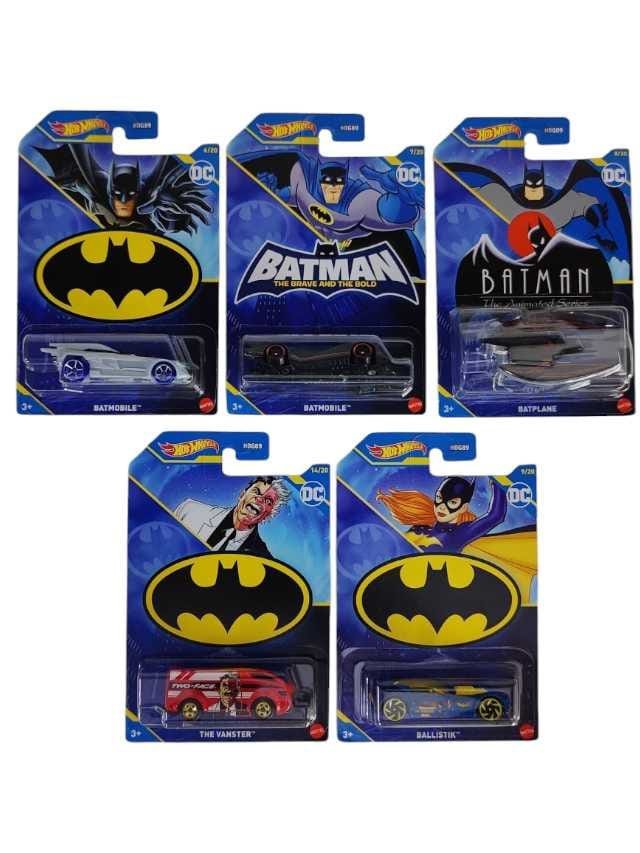 Hotwheels Exclusive Batman Set of 5