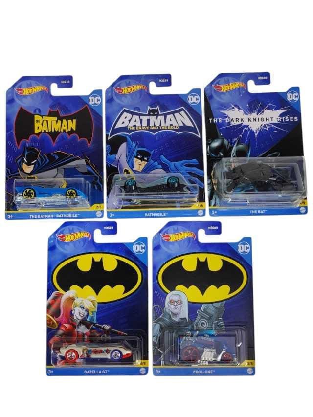 Hotwheels Exclusive Batman Set of 5