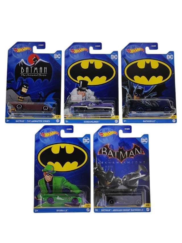 Hotwheels Exclusive Batman Set of 5