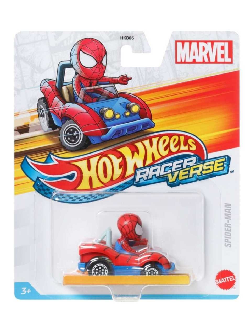 EXCLUSIVE Hotwheels Racer Verse Spider Man Vehicle
