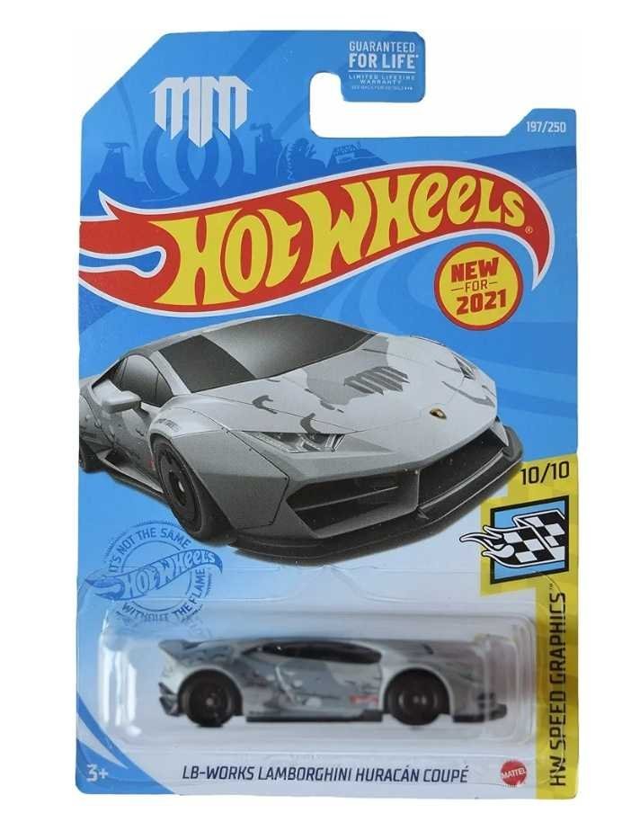 Hotwheels Lb - Works Lamborghini Huracan Coupe Imported Mainline Card Art 1:64 Scale