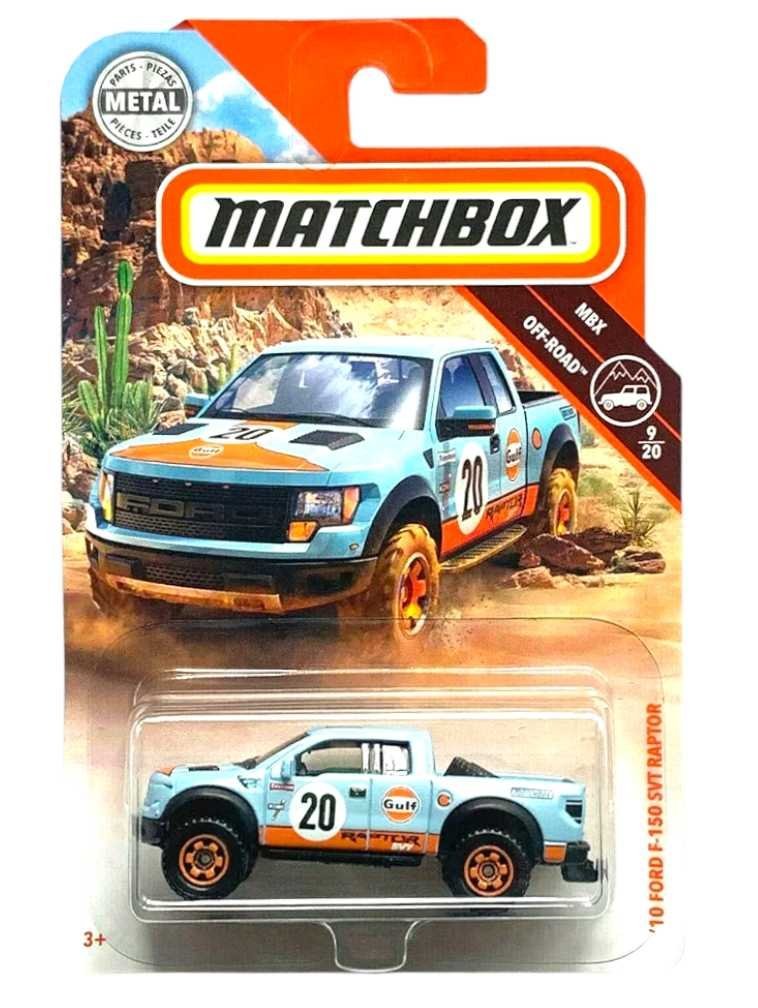 Matchbox 10 Ford F-150 Raptor Imported Mainline 1:64 Scale