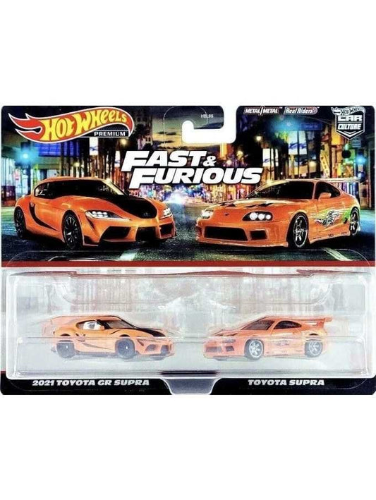 Buy Hot Wheels Fast & Furious 2-Pack – 2021 Toyota GR Supra & Toyota Supra