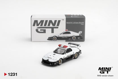 Mini GT-1231 Mazda RX-7 LB-Super Silhouette Police 1:64 Scale Box/Blister