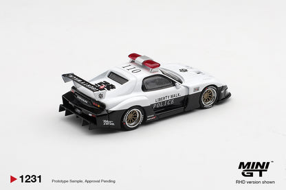 Mini GT-1231 Mazda RX-7 LB-Super Silhouette Police 1:64 Scale Box/Blister