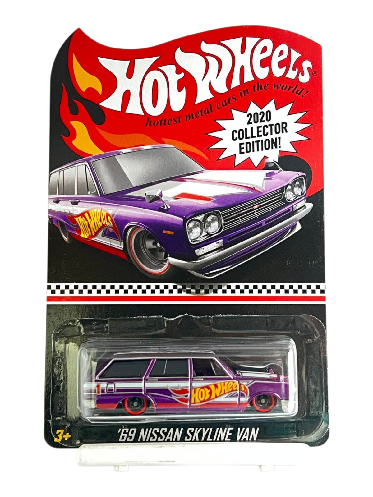 Hotwheels '69 NISSAN SKYLINE VAN' Imported RLC 1:64 Scale (with protector) 2020 Collector Edition