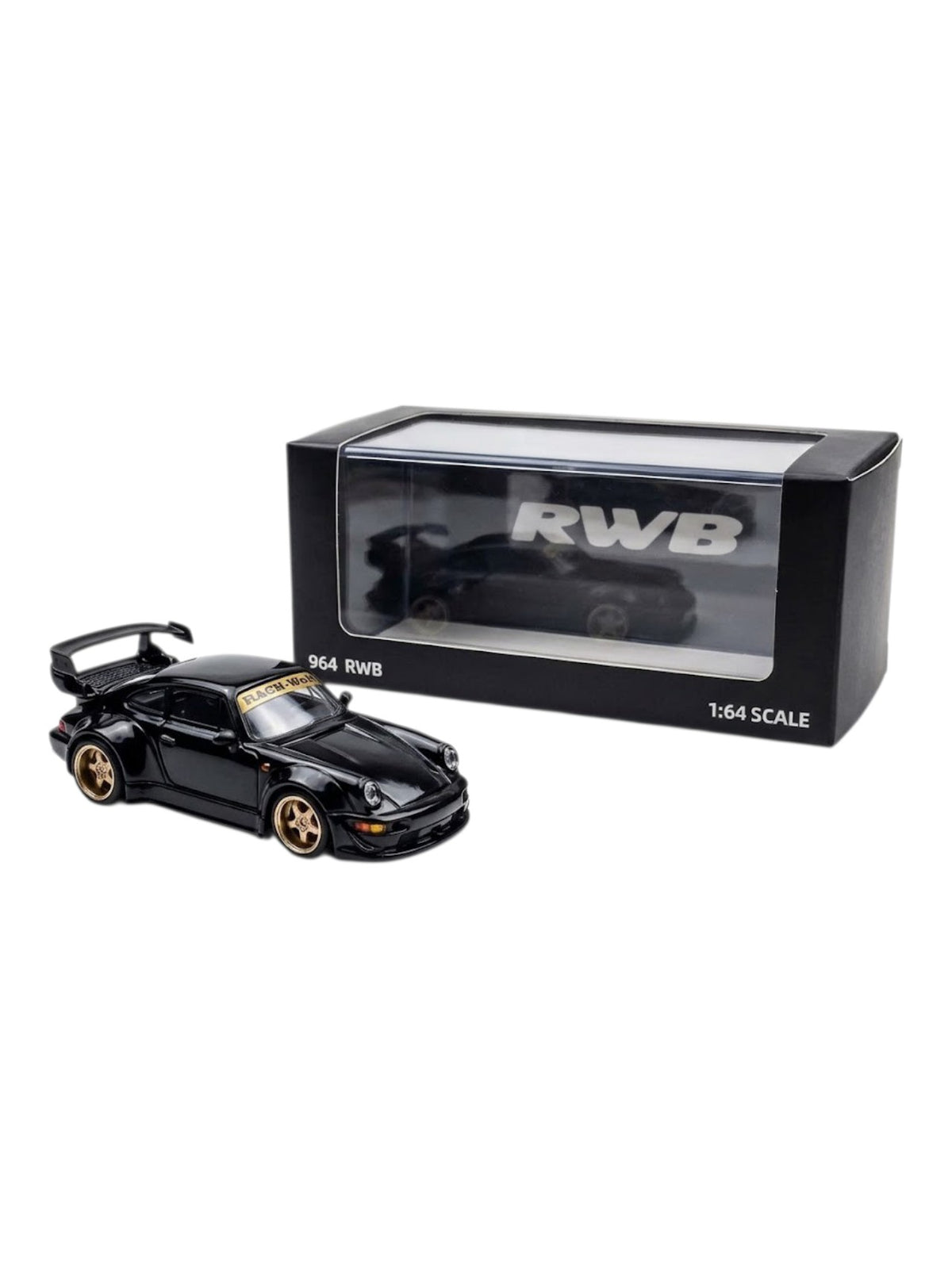 TIMEMICRO "964 RWB" Black Diecast Model 1:64 Scale