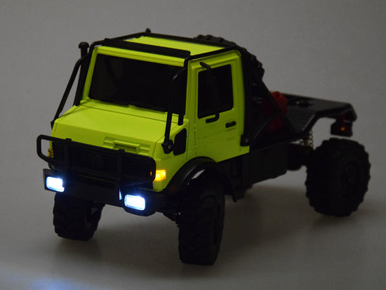 No.Mn-333 Remote Control Truck U4000 1:18 Scale 2.4GHz Battery Charging Method 7.4v Battery Set, LED Lights USB Charging Port RC Truck hu