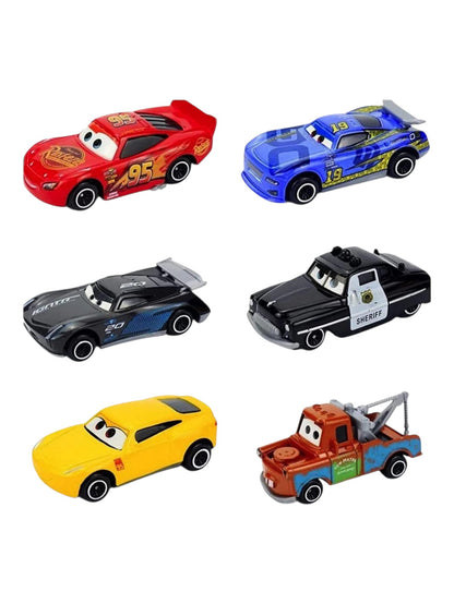 Disney Pixar Cars 3 Die-Cast Toy Car 1:64 Scale Set of 6 (Unlicensed Product)