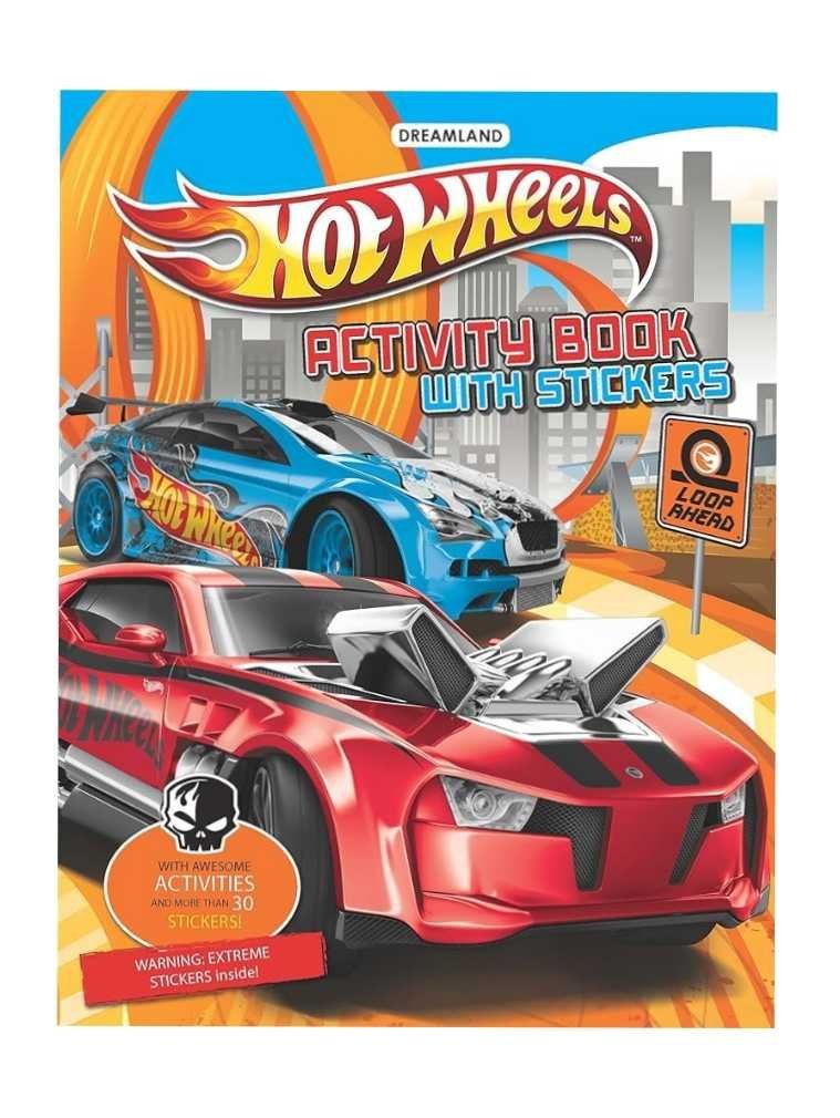 Order Hot Wheels Activity Book with Stickers