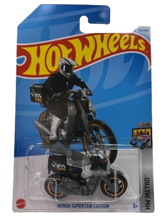 Hotwheels Honda Super Cub Custom (Treasure hunt) with protector