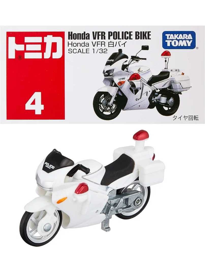 Exclusive Takara Tomy Honda VFR Police Bike Number 4
