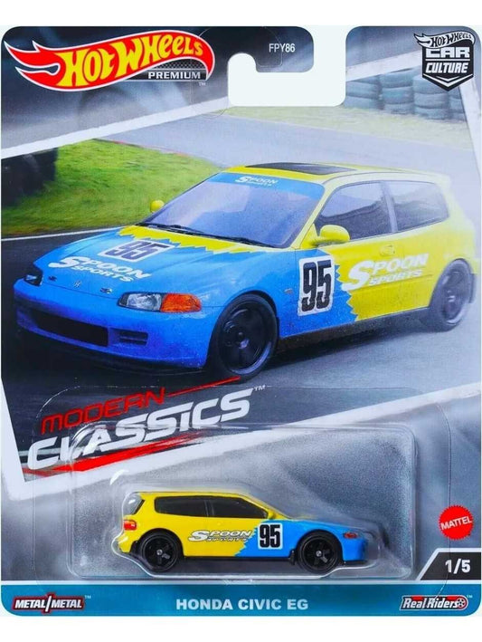 Exclusive Hotwheels Morden Classic Honda Civic EG