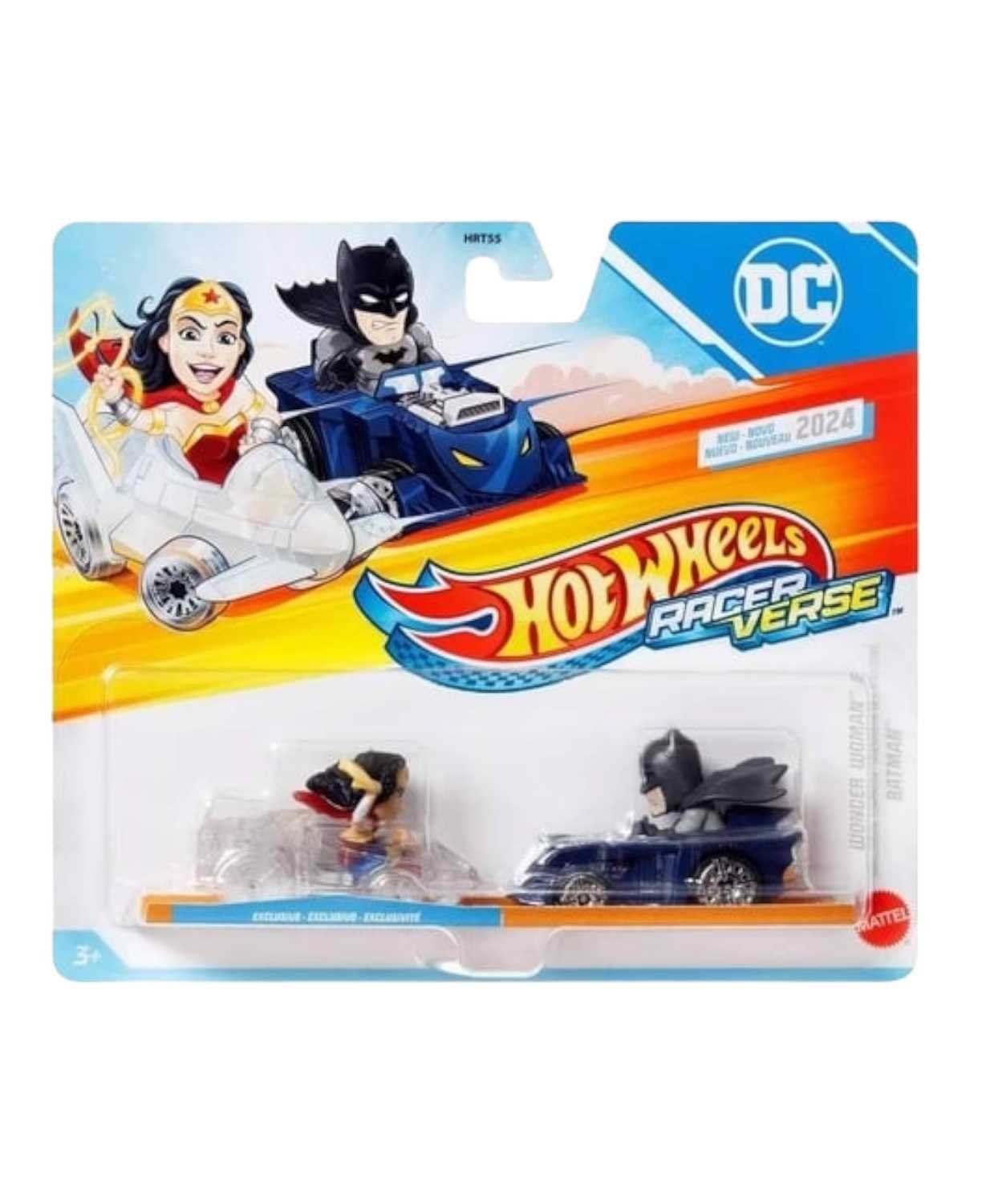 Exclusive Hotwheels Racer Verse DC Wonder Women & Batman