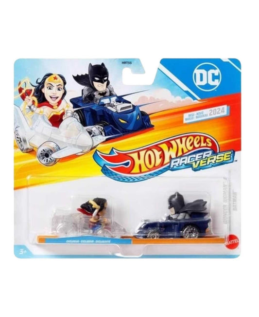 Exclusive Hotwheels Racer Verse DC Wonder Women & Batman