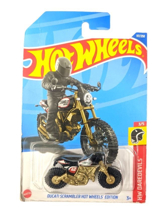 Exclusive Hotwheels Ducati Scrambler Hot Wheels Edition Hw Daredevils