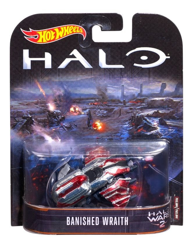 Exclusive Hotwheels Halo Banished Warith ( Card damage)