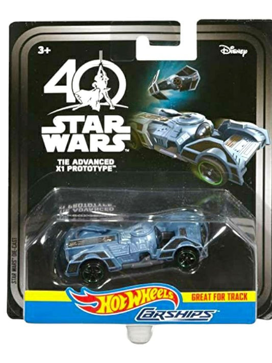 Exclusive Hotwheels Carships Star Wars Tie Advanced X1 Prototype